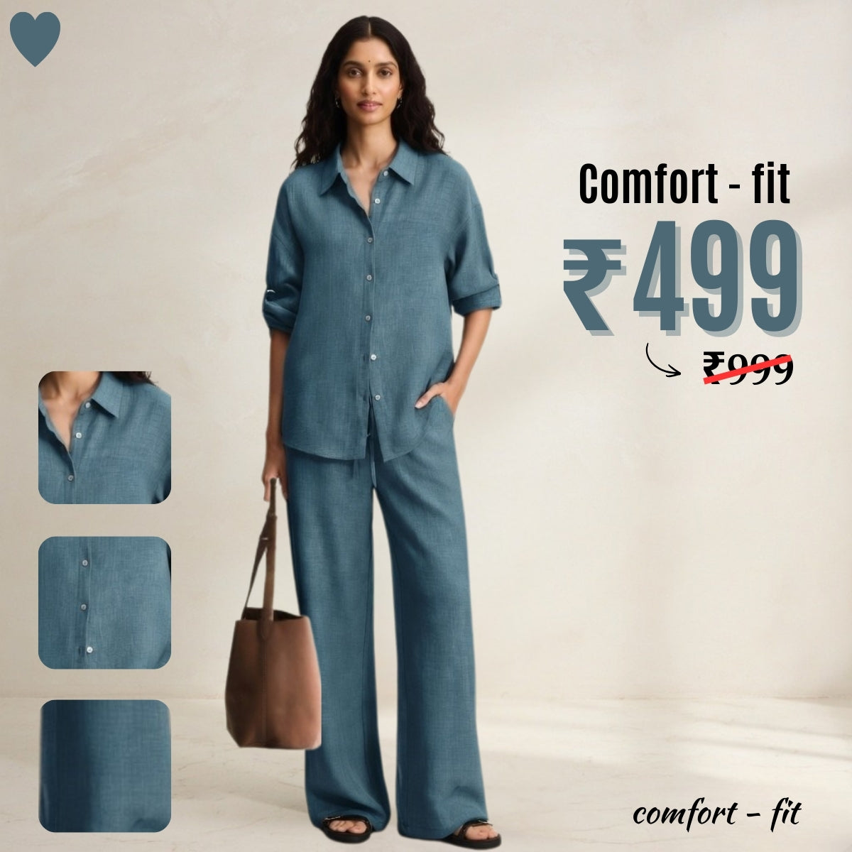 Comfort Fit Airpot Co-ord Set (Co-ord_04)