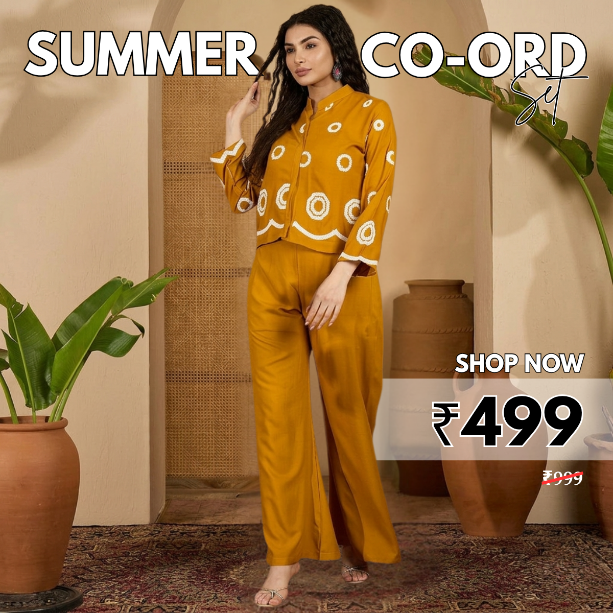 Stylish Summer Co-Ord Set for Women (CS-1)