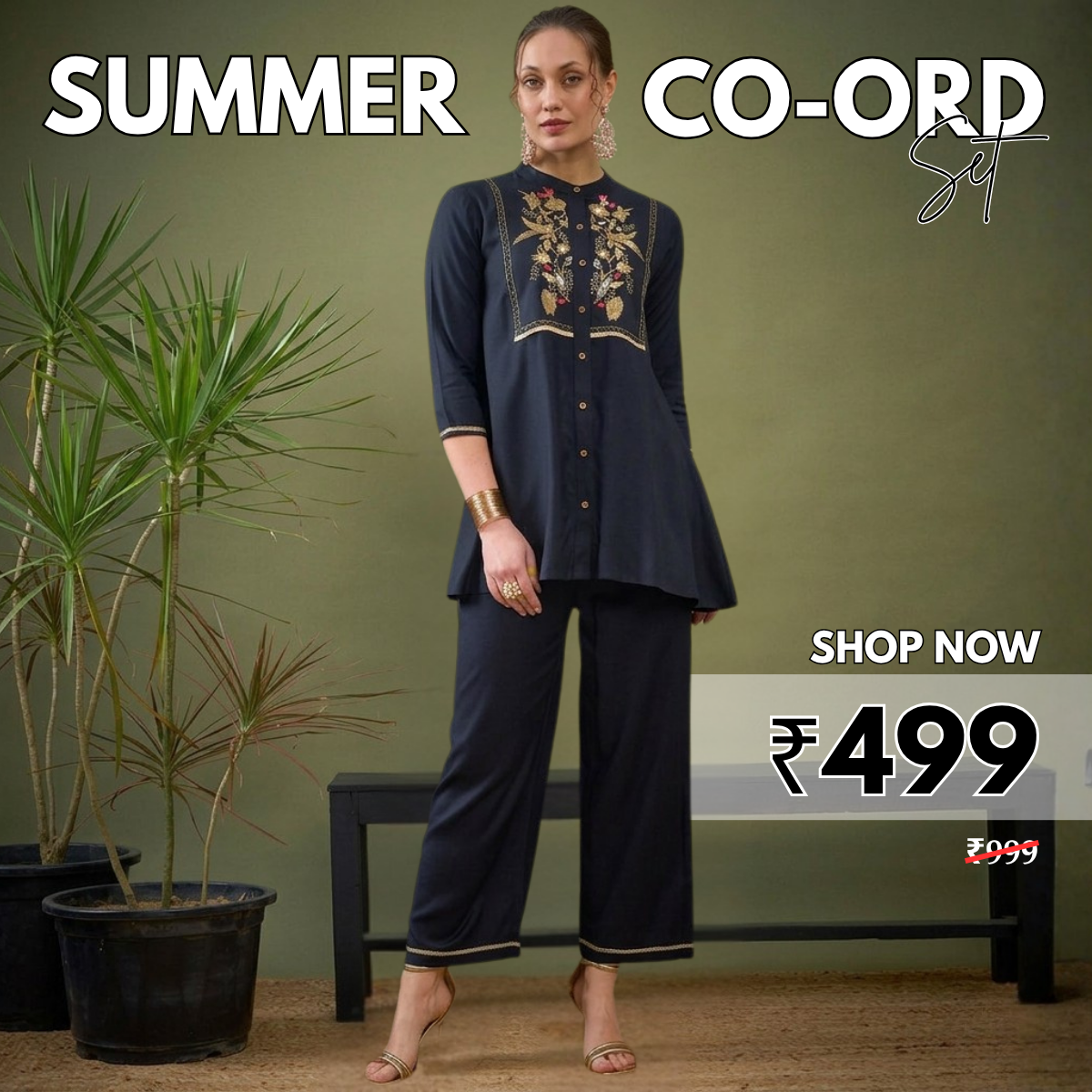 Stylish Summer Co-Ord Set for Women (CS-10)