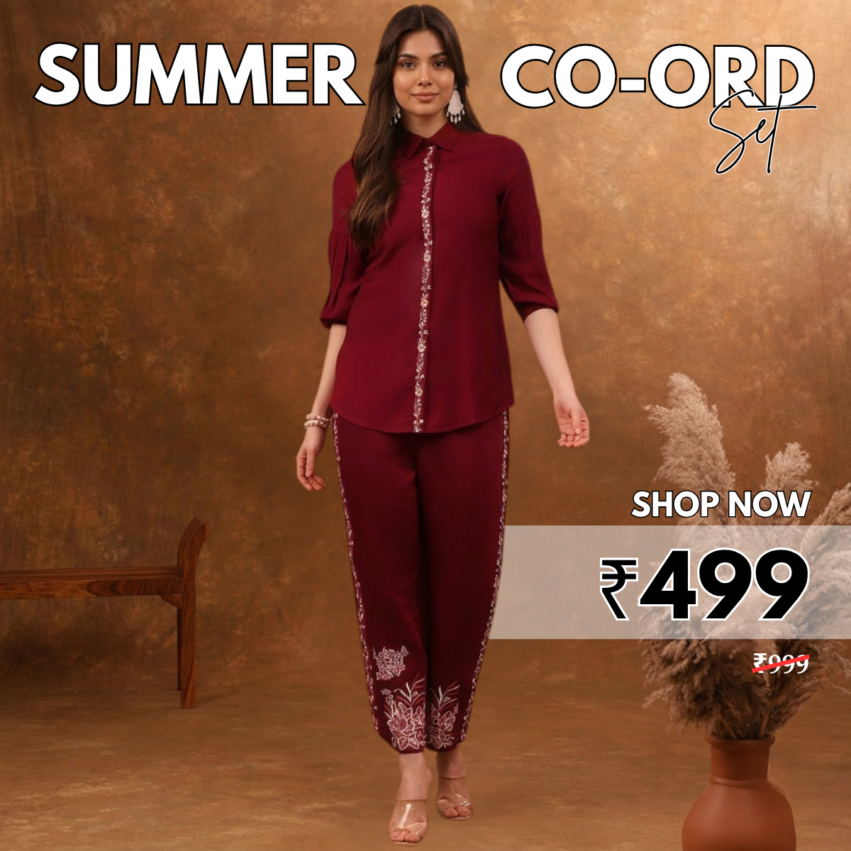 Stylish Summer Co-Ord Set for Women (CS-2)
