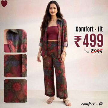 Comfort Fit Airpot Co-ord Set (Co-ord_16)