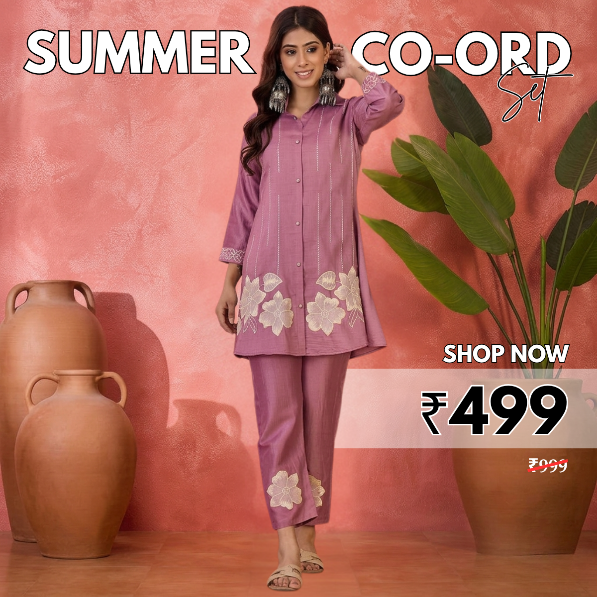 Stylish Summer Co-Ord Set for Women (CS-3)